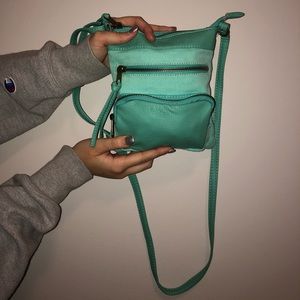 Teal purse
